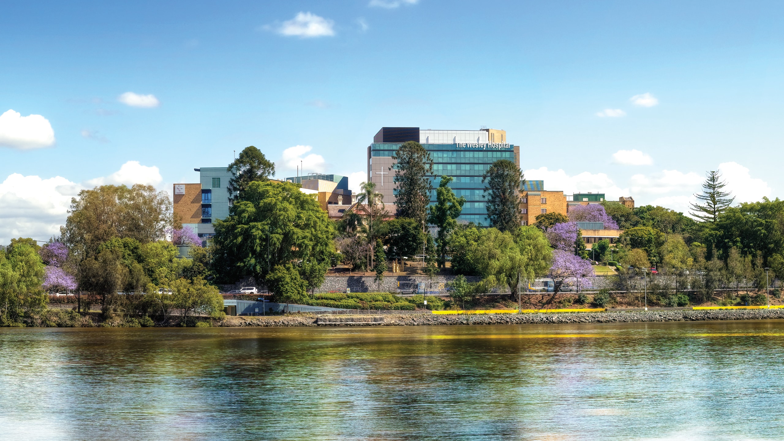 Wesley Hospital Hero from the river